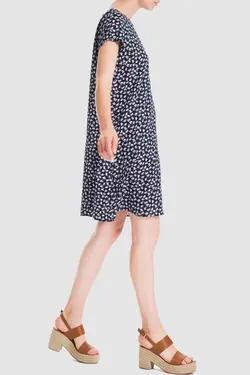 پیراهن گلدار نخی