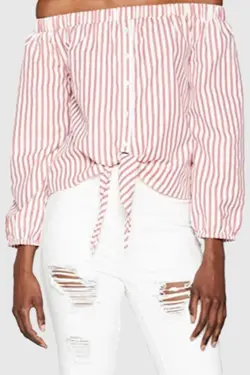 بلوز آف شولدر راه راه