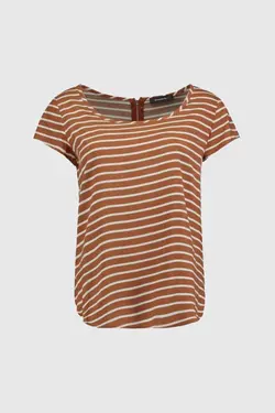 بلوز راه راه آستین کوتاه