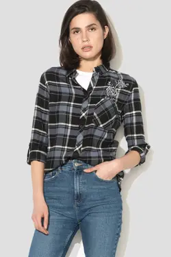 شومیز چهارخانه