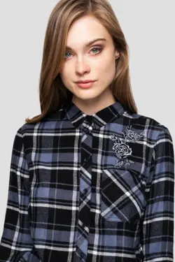 شومیز چهارخانه