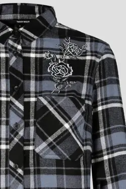 شومیز چهارخانه