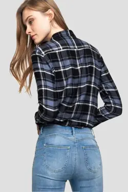 شومیز چهارخانه