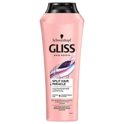 شامپو مو گلیس مدل split hair miracle حجم 370 میلی لیتر