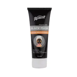 ماسک صورت رینوزیت مدل Black mask carbon active حجم 100 میل