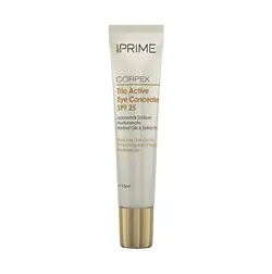 کانسیلر و ضدآفتاب رنگی دور چشم پریم مدل Corpex Trio Active SPF 25 حجم 15 میل شماره 101