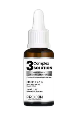 سرم مراقبت پوست 3 در 1  ویتامین سی هیالرونیک و کلاژن پروسین 20میل
