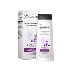 شامپو ضد ریزش مو BIOMONTI حاوی بوتاکس و پروکپیل 400 میل