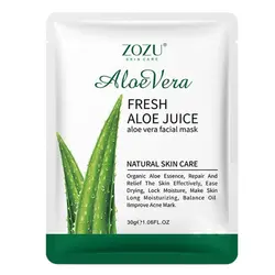 ماسک ورقه ای عصاره آلوئه ورا زوزو Zozu Sheet Mask with Aloevera Extract