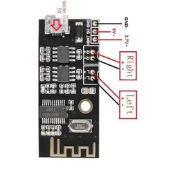 ماژول بلوتوث صوتی MH-M38 امپلی فایر دار 2x5 وات
