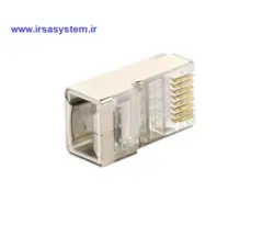 کانکتور شبکه (سوکت) فلزی CAT6 مدل ARA-02 بسته 10عددی