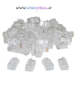 سوکت شبکه Cat6 UTP Connector بسته 10 عددی