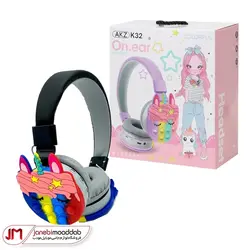 هدست طرح یونیکورنی فیجت دار مدل AKZ-K32