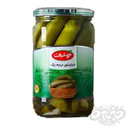 خوشبخت خیارشور درجه یک   680 گرم