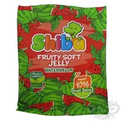 شیبا پاستیل سافت جلی آبمیوه ای با طعم هندوانه 90 گرم