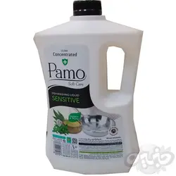 پامو مایع ظرفشویی ضد حساسیت رایحه اکالیپتوس و آویشن 3400 گرمی