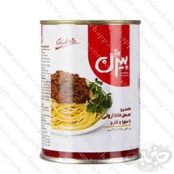 بیژن کنسرو مايه ماکاروني با سويا و قارچ 380 گرم