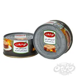 خوشبخت کنسرو تن ماهی دودی ۱۸۰ گرم
