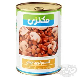 مکنزی کنسرو لوبیا با قارچ۳۸۰گرمی