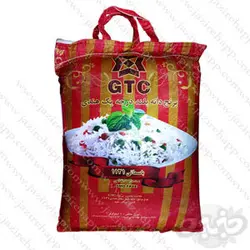 برنج هندی ۱۰ کیلویی دانه بلند GTC