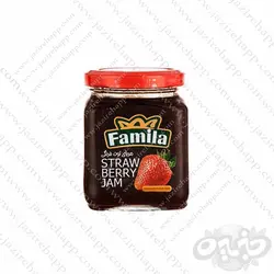 فامیلا مربای توت فرنگی ۳۰۰ گرمی