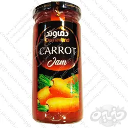 دماوند مربای هویج شیشه ای ۳۰۰ گرمی