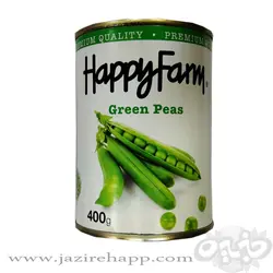 هپی فارم کنسرو نخودفرنگی ۴۰۰ گرمی