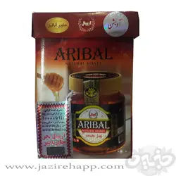 آریبال عسل بی موم شیشه تپلـــی آویشن ویژه ۳۵۰ گرمی