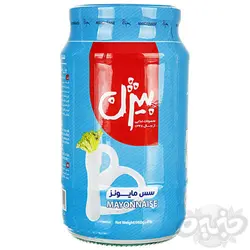 بیژن سس مایونز پرچرب شیشه ۹۶۰ گرمی