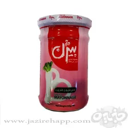 سس مایونز کم چرب ظرف شیشه ای ۲۵۰ گرمی بیژن
