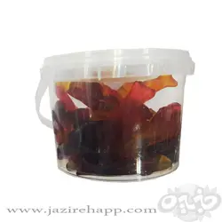 شیرین عسل پاستیل ماهی درب دار کوچک Jelifun میوه ای