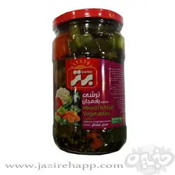 برتر ترشی مخلوط بادمجان ۷۰۰ گرمی