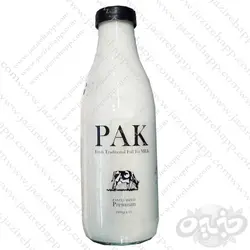 پاک شیر شیشه ای سنتی پرچرب و کامل ۳ درصد چربی ۱ لیتری