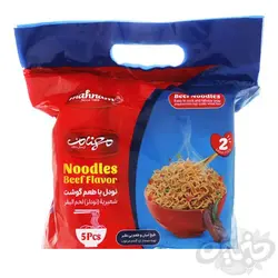 مهنام نودل پک 5 عددی گوشت