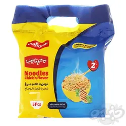 مهنام نودل پک 5 عددی مرغ