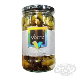 ولتیک خیارشور شیشه ویژه 680 گرمی