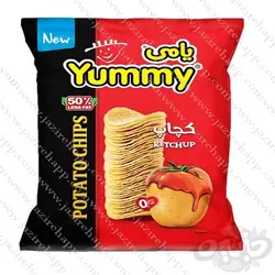 یامی چیپس همسان سلفونی کچاپ 50 گرمی