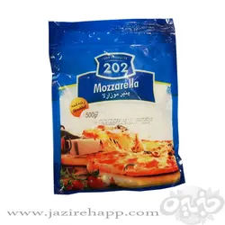 ۲۰۲ پنیر پیتزا بسته ای ۵۰۰ گرمی