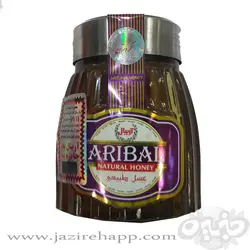 آریبال عسل بی موم شیشه کردستان ویژه ۴۲۰ گرمی