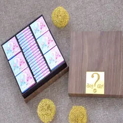شکلات سفارشی با جعبه چوبی
