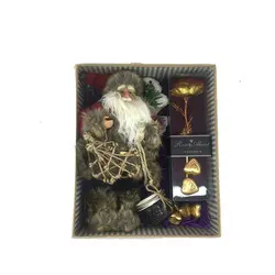 پک کریسمسی بابانوئل و رز طلا