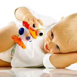 عروسک پلیکان چشم گردان TOLO