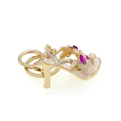 جاسوئیچی طلایی فانتزی مدل کفش پاشنه بلند