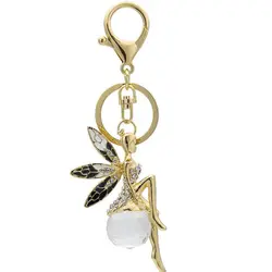 جاسوئیچی فانتزی لوکس مدل فرشته با گوی بلورین