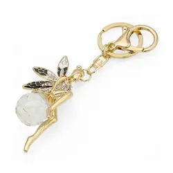 جاسوئیچی فانتزی لوکس مدل فرشته با گوی بلورین