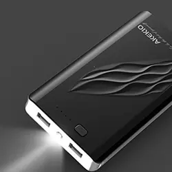 مشخصات، قیمت و خرید پاوربانک ظرفیت بالا Akekio مدل U8 با باتری لیتیوم پلیمری| کادوکارت