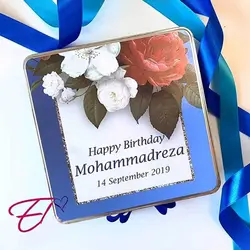 مشخصات، قیمت و خرید جعبه شکلات مربعی سفارشی | کادوکارت