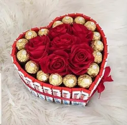 باکس گل و شکلات کد 14