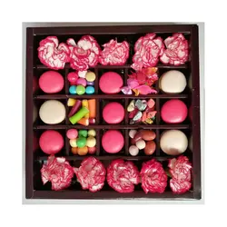 باکس ولنتاینی قرمز ماکارون