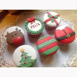پک کاپ کیک کریسمس